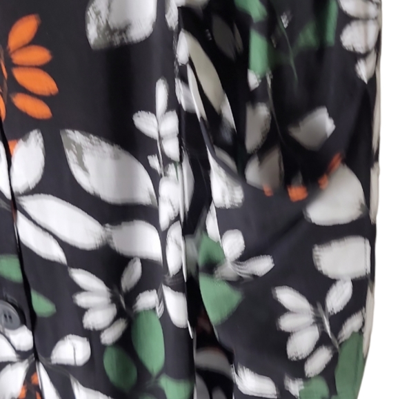 Arianna by Howard's sleeveless floral print v neck dress size large - Picture 5 of 9